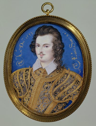 Portrait of an Unknown Youth, Aged 26, 1593 by Isaac Oliver